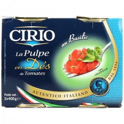 Cirio Pulpe Tom Basilic 400Gx2