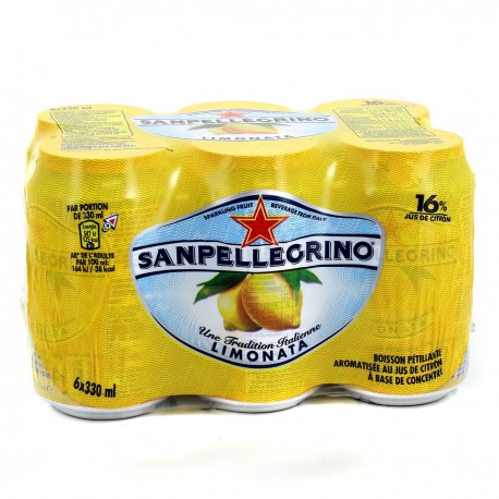 Pack Bouteille 6X33Cl Eau Limonata San Pellegrino