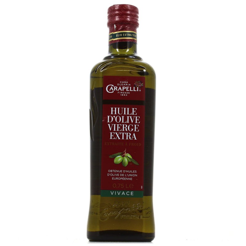 75Cl Huile Olive Vivace Vierge Extra Carapelli - DRH MARKET Sarl