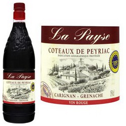La Payse Vin de pays Ctx De Peyriac Rouge 1,5L
