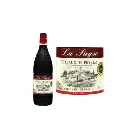 La Payse Vin de pays Ctx De Peyriac Rouge 1,5L