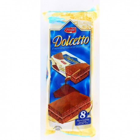 Etui 8 Genoises Dolcetto Cacao 200G Freddi