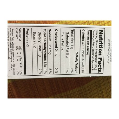 Vitavigor Gressins Sesame 125G
