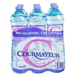 Courmayeur Eau Minérale Naturelle Courmayeur Sixpack Pet 6X1.5L