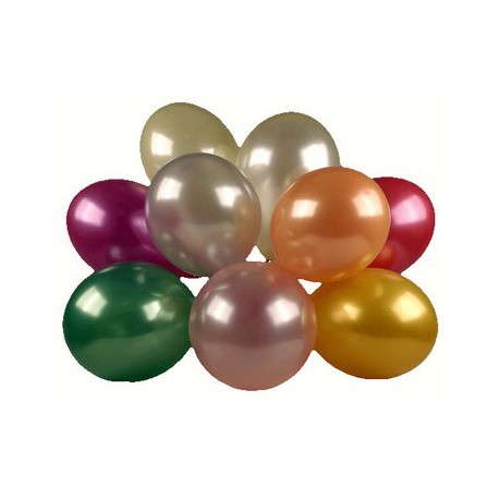 12Ballons A Gonfler Metalises