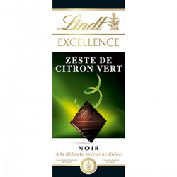 Tablette 100G Chocolat Extra Noir Citron Vert Intense Lindt