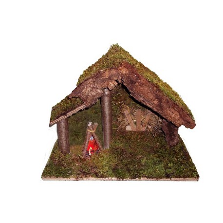 Creche Paysage Vide Feu
