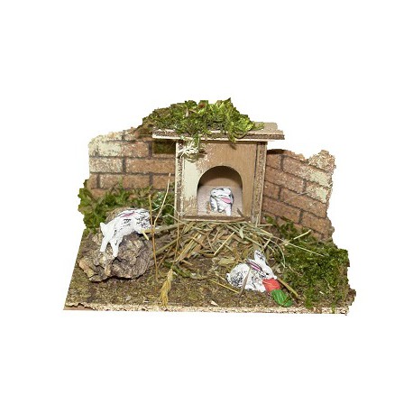 Clapier / Poulailler Garni