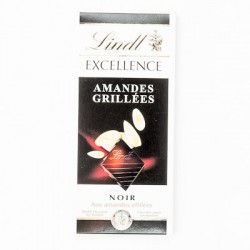 Tablette 100G Chocolat Excellence Noir Amandes Effet Sel Lindt