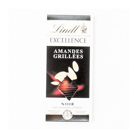 Tablette 100G Chocolat Excellence Noir Amandes Effet Sel Lindt