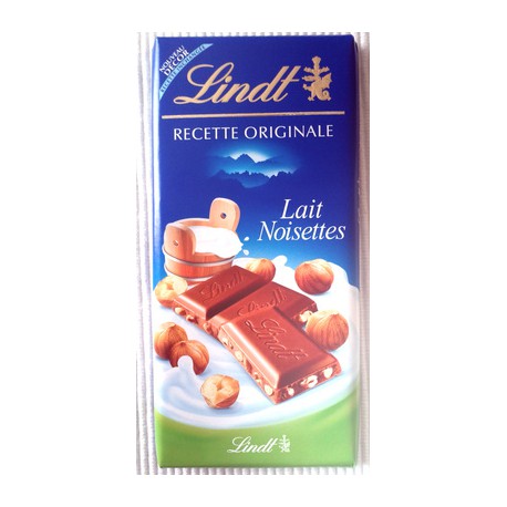 T.100G Lait Aux Noisettes Lindt