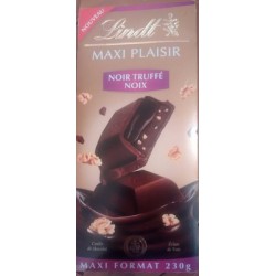 Tablette 230G Chocolat Maxi Plaisir Noir/Truffe/Noix Lindt