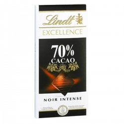Lindt Excellence Chocolat Noir Cacao 70% La Tablette De 100 G