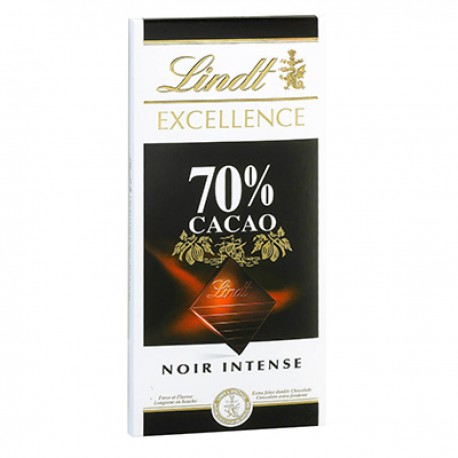 Lindt Excellence Noir 70% 100G