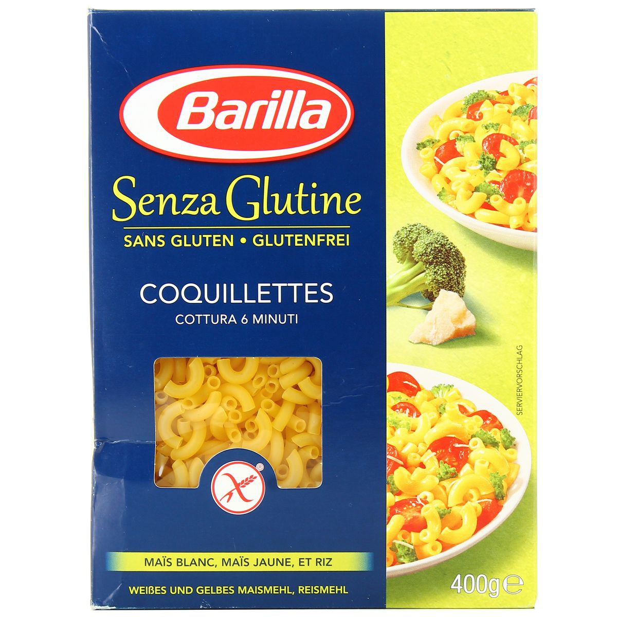 400G Coquillette Sans Gluten Barilla - DRH MARKET Sarl