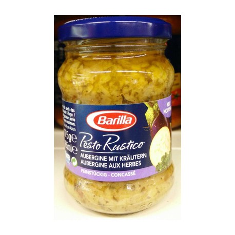 175G Pesto Rustico Aubergine Barilla