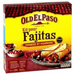 Old El Paso Kit Fajita Tomate Poiv 500Gr