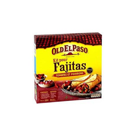 Old El Paso Kit Fajita Tomate Poiv 500Gr