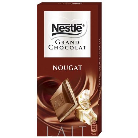 Tablette 150G Grand Chocolat Nougat Nestle
