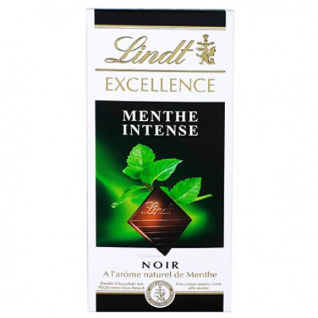 Tablette 100G Chocolat Excellence Noir Menthe Lindt