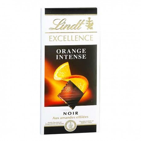 Tablette 100G Chocolat Excellence Noir Orange Lindt