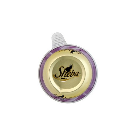 Sheba Dômes De Sheba Filet Thon Et Crevettes Roses Barquette 80G
