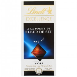 Lindt Excellence Chocolat Noir/Fleur De Sel La Tablette De 100 G