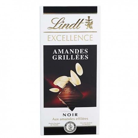 Lindt Chocolat Excellence Noir Amande Lindt 100G