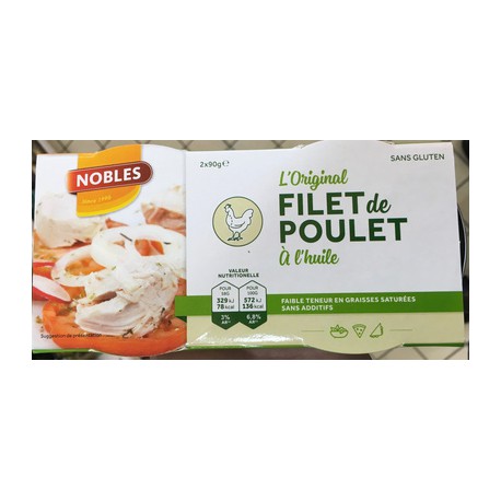 Nobles Flt Blanc Plt Huil2X90G