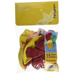 Ballons X15 Couleurs Assorties