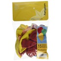 Ballons X15 Couleurs Assorties