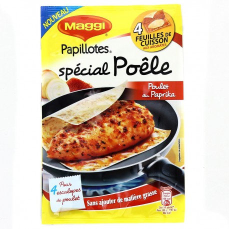 23,2G Papillotte Poele Paprika Maggi