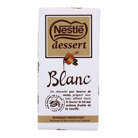 T.180G Choc.Dessert Blanc Nestle