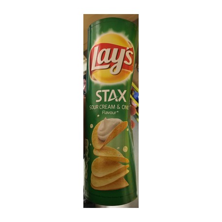 Lay S Stax Cream Onion 170G