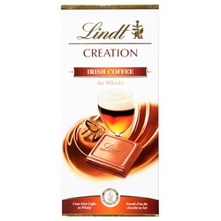 Lindt Création Chocolat Au Lait Irish Coffee/Whisky La Tablette De 150 G