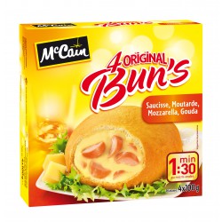 4X100G Bun S Saucisse Mc Cain