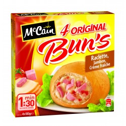 4X100G Bun S Raclette Mc Cain