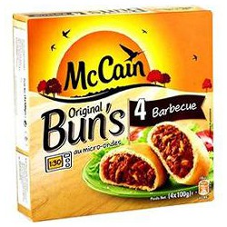 4X100G Bun S Boeuf Barbecue Mc Cain