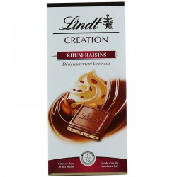 Tablette 150G Chocolat Creation Rhum Raisin Lindt