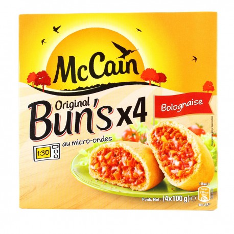 Mc Cain Buns Bolo X4 400G