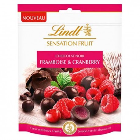 Lindt Sens Ft Framb & Cran 65G