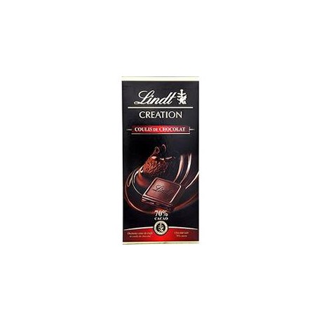 Tablette 150G Chocolat Creation Coulis Chocolat 70% Lindt