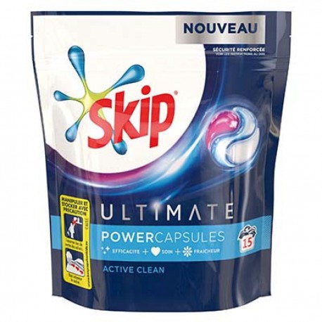 Skip Caps Ultim.Act Clean X15