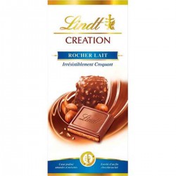 Tablette 150G Chocolat Creation Lait Praline Rocher Lindt