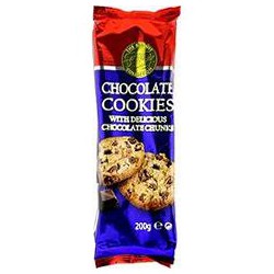 Chocolate Cookies With Delicious Chocolate Chunks 3X3 200G