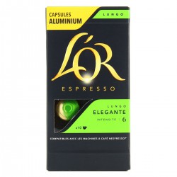 Et.10 Caps.Lungo Elegante Or Espresso