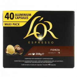 X40Caps Espresso Forza L Or