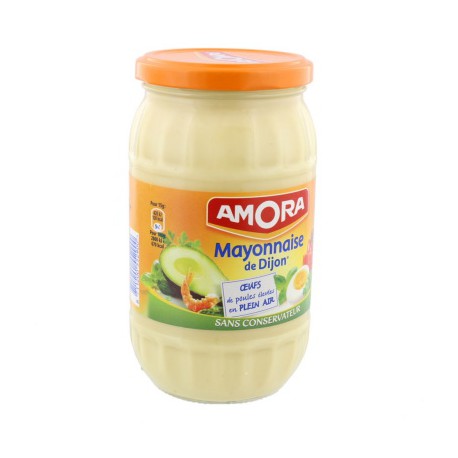 Amora Mayonnaise Sans Sulfite Amora Bocal 470G