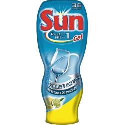 720Ml Gel Lave Vaisselle Turbo Tout En Un Citron Sun
