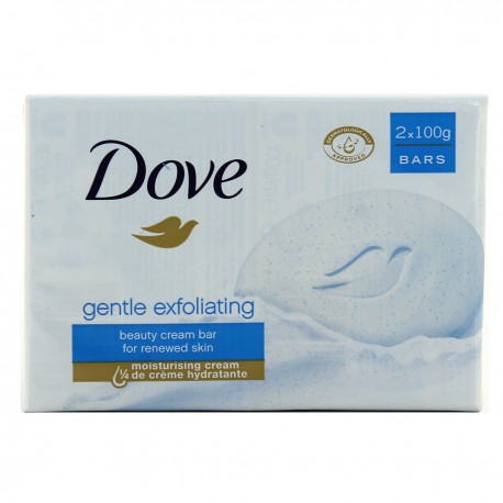 2X100G Savon Exfoliant Dove